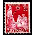 Australia 1958 Christmas 3 1/2d Used Stamp