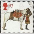 1997 50th Anniv. British Horse Society. 43p Hou...