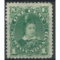 Newfoundland 1887 SG50 1c Blue-Green Mounted Mi...