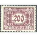 Austria 1922 - SGD534 - 200k purple - postage d...