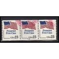 Used 2605 23c U.S. Flag Very Fine PNC A222/3 PA...