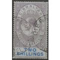 Gibraltar 1912 SG82 2/- Dull Purple & Blue/Blue...