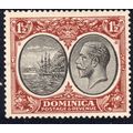 Dominica 1923 Sg75 11/2d Black & Red-Brown moun...