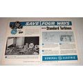 1950 General Electric DP Turbines Ad - Save Fou...