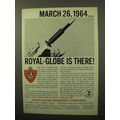 1964 Royal-Globe Insurance Ad - Tartar Missile