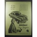 1955 Wolseley Four-Fortyfour Car Ad - The things that money can't buy