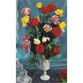 Roses Bamforth Floral Series Postcard posted 19...