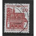 GERMANY 1964 GERMAN ARCHITECTURE 20pf BROWN MON...