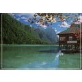 Postcard Lake Dobbiaco, Puster Valley, South Ty...