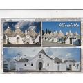 Alberobello Italy Multiview Postcard posted cre...