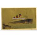 LS1245 - Cunard Liner - Queen Mary - artist gol...