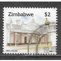 ZIMBABWE 1995 CULTURE $2 CECIL HOUSE USED