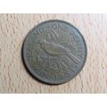 New Zealand 1951 1d Penny Coin