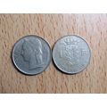 Belgium 1970 1 Franc Belgique (French Text) Coin