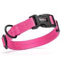 Nylon Collar W1" L16"-24" Hot Pink