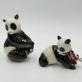 VINTAGE Lomonosov Glazed Porcelain Panda Bears ...