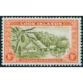 Cook Islands 1949 8d olive-green & orange SG156...