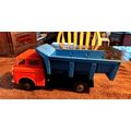 Old Tin Friction Powered Dump Truck Working (AH...
