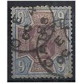 1887 SG209 9d Purple & Blue Fine Used..