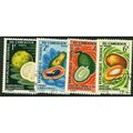 1967 4 different values - cancelled - FRUIT