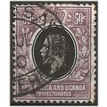 East Africa & Uganda Prot 1912 SG51 50c Black &...