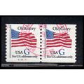 Used 2890 32c G Old Glory Very Fine CNP Left A3...