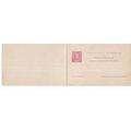 Angra 25r Postal Card with reply card unused