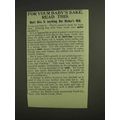 1907 Battle Creek Sanitarium Food Co. Ad - Baby...