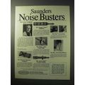1986 Saunders Archery Ad - Noise Busters