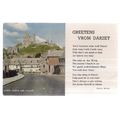 greetens vrom DARZET, Dorset. used postcard vin...