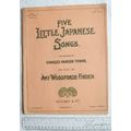 1906 Five Little Japanese Songs words by Charle...