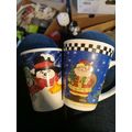 Pair Of Christmas Mugs