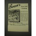 1956 L.L. Bean, Inc. Advertisement
