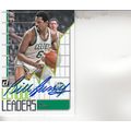 BILL RUSSELL 2020 LEAGUE LEADERS AUTOGRAPHED BO...