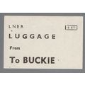LONDON & NORTH EASTERN RAILWAY LUGGAGE LABEL - ...