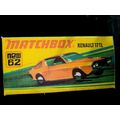 Matchbox Superfast No62 Renault 17TL - Replica Box