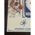 Stephen curry national treasures nba logo patch...