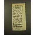 1961 Rappaport's Toy Bazaar Advertisement - A f...