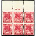 645, Mint FVF NH 2¢ Top Plate Block - Stuart Katz