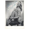 Belita Historic Actress Ice Skater Antique Hand...