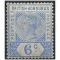 British Honduras 1891 SG56 6c Ultramarine Mount...