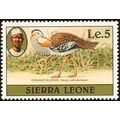 Sierra Leone 1980 Birds Le.5 Denham's Bustard U...