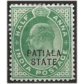 Patiala (ICS) 1903 SG37 1/2a Green Mounted Mint...