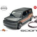 RARE KEYCHAIN GREY SCION XB TOYOTA BB CUSTOM Lt...