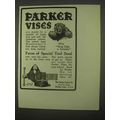 1922 Parker Vises Ad - Faces of Special Tool Steel