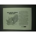1971 SAR Tours Ad - See South Africa Inside Out