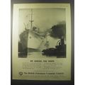 1955 BP PEtroleum Ad - BP serves the ships