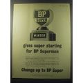 1955 BP Super Petroleum Ad - BP Super Winter gives super starting for BP