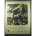 1955 BP Petroleum Ad - BP keeps the wheels turning