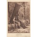 JF Millet Le Cantonnier French Old Painting Pos...